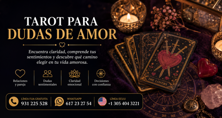 Tarot para dudas de amor: encuentra claridad en tus sentimientos