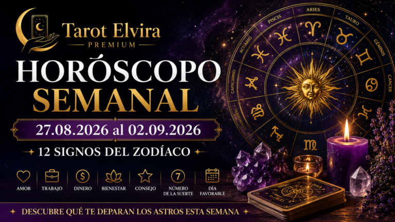 horóscopo semanal 27.08.2026 al 02.09.2026 12 signos del zodíaco