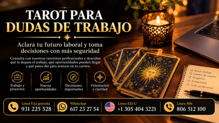 Tarot para dudas de trabajo: encuentra claridad en tus decisiones profesionales