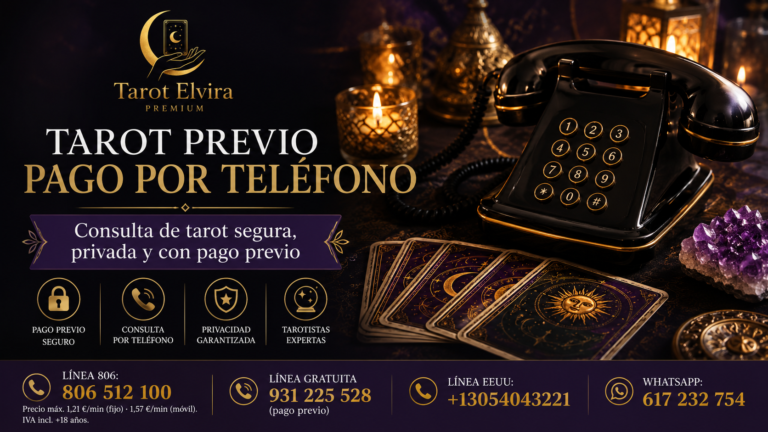 tarot pago previo por teléfono