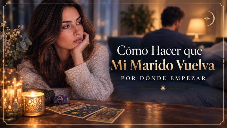 Cómo hacer que mi marido vuelva Tarot