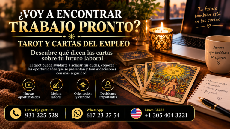 ¿Voy a encontrar trabajo pronto? Tarot y cartas del empleo