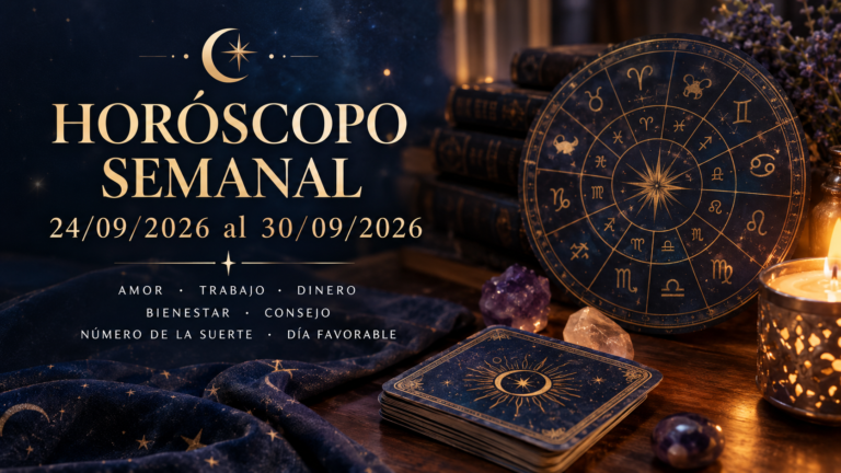 horóscopo semanal 24/09/2026 al 30/09/2026