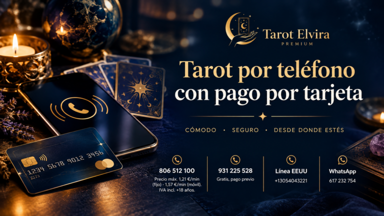 tarot por teléfono con pago por tarjeta